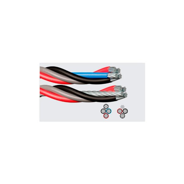 Condutores de Alumínio Multiplexados Quadruplex